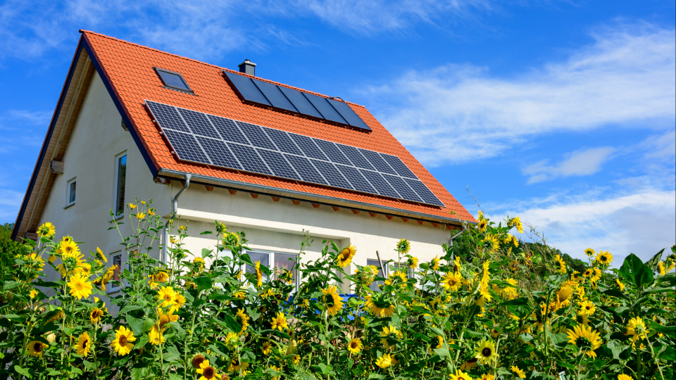 Einfamilienhaus mit Solar
