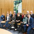 Gruppenbild bei der 1. Sitzung Bioökonomie-Rat NRW vom 29.01.2024